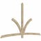 Ekena Millwork Davenport Rough Sawn Timber Gable Bracket, Douglas Fir, 108"W x 63"H x 2"D x 4"F, 14/12 Pitch GBW108X63X0204DAV00RDF - alternate 2